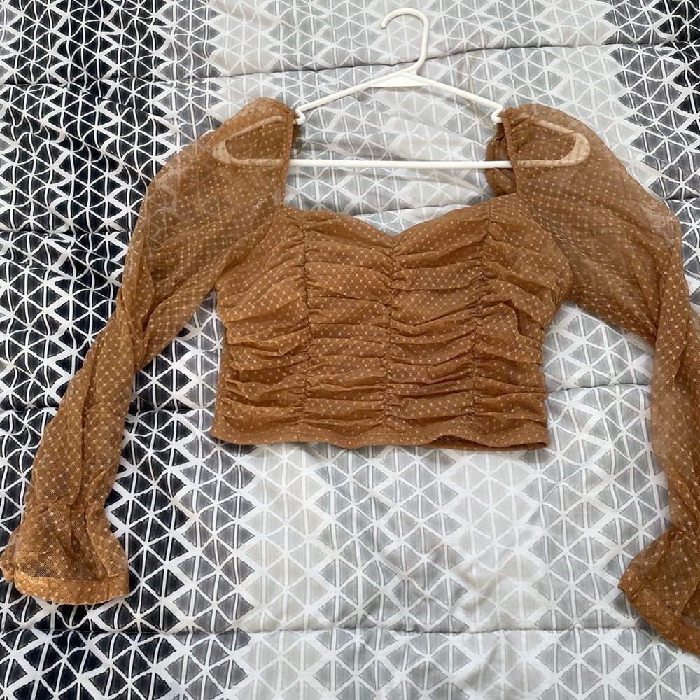 Cute brown summer shirt